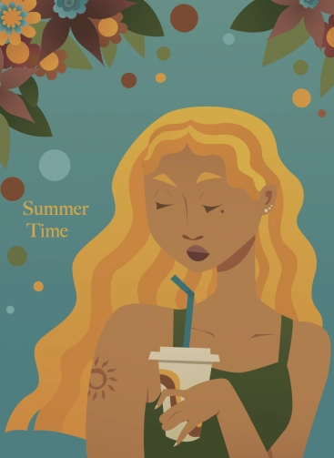 Meili Daniel summer illustration