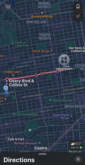 maps to japan town